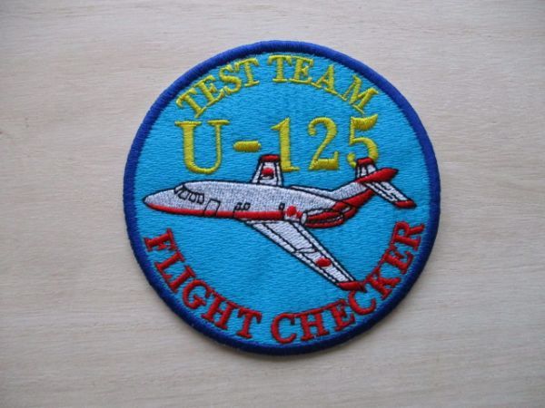 【送料無料】航空自衛隊 飛行点検隊パッチU-125 TEST TEAM FLIGHT CHECKERワッペン/patchフライトチェッカー800空自JASDF入間基地JAPAN M44拍卖