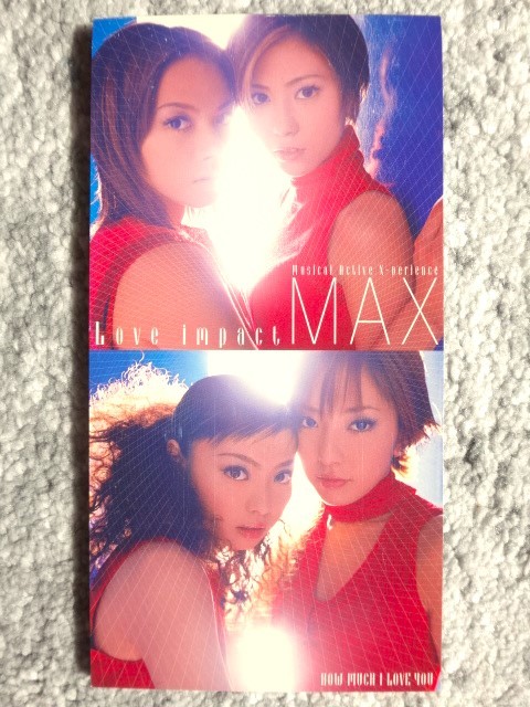 a【 MAX / Love impact ・ HOW MUCH I LOVE YOU 】8cmCD CDは4枚まで送料198円拍卖