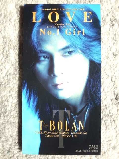 a【 T-BOLAN / LOVE ・No.1 Girl 】8cmCD CDは4枚まで送料198円拍卖