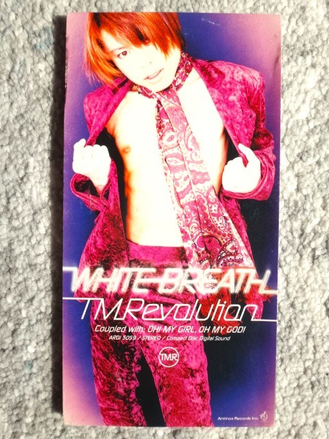 a【 WHITE BREATH / T.M.Revolution 】8cmCD CDは4枚まで送料198円拍卖