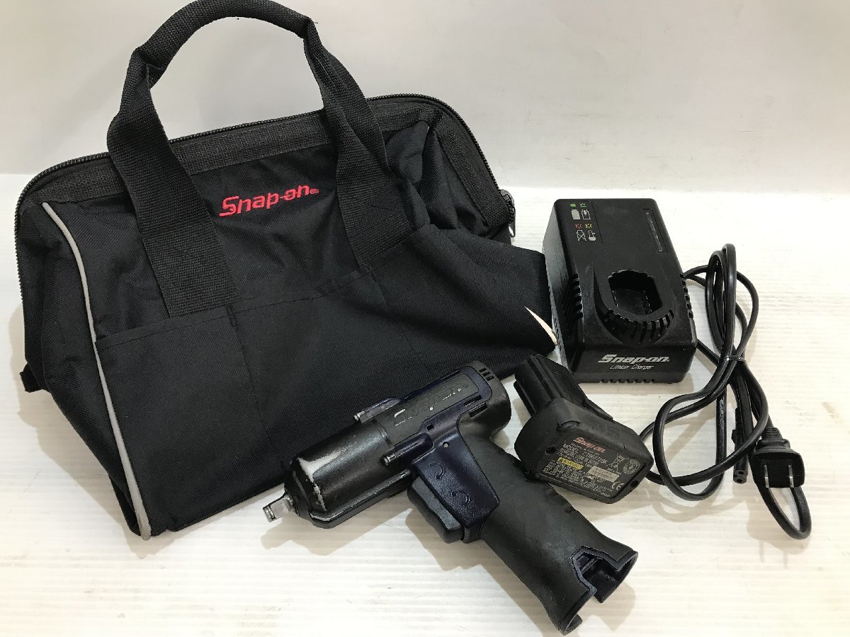 【中古品】Snap-on 14.4V 3/8(9.5mm)コードレスインパクトレンチ CTJ761AB/IT4VT4634EYQ拍卖