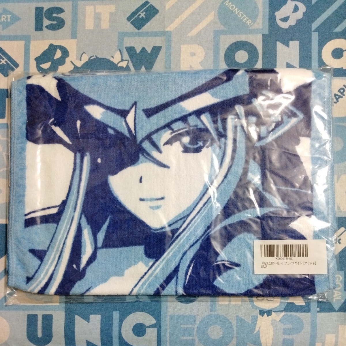 CR 戦国乙女 3 乱 フェイス タオル マサムネ 未開封新品 パチンコ パチスロ拍卖