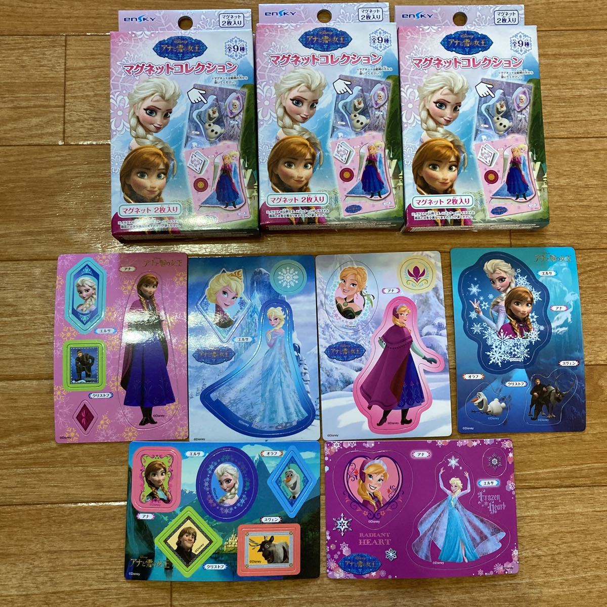 アナと雪の女王☆マグネットコレクション☆3箱分☆1☆C拍卖