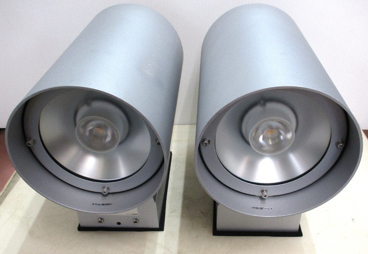 ★95193 パナソニック 照明 LED ブラケット 2台セット NYY46301KLE1 電球色 ’17年製 壁直付 防雨型 中古 ★拍卖