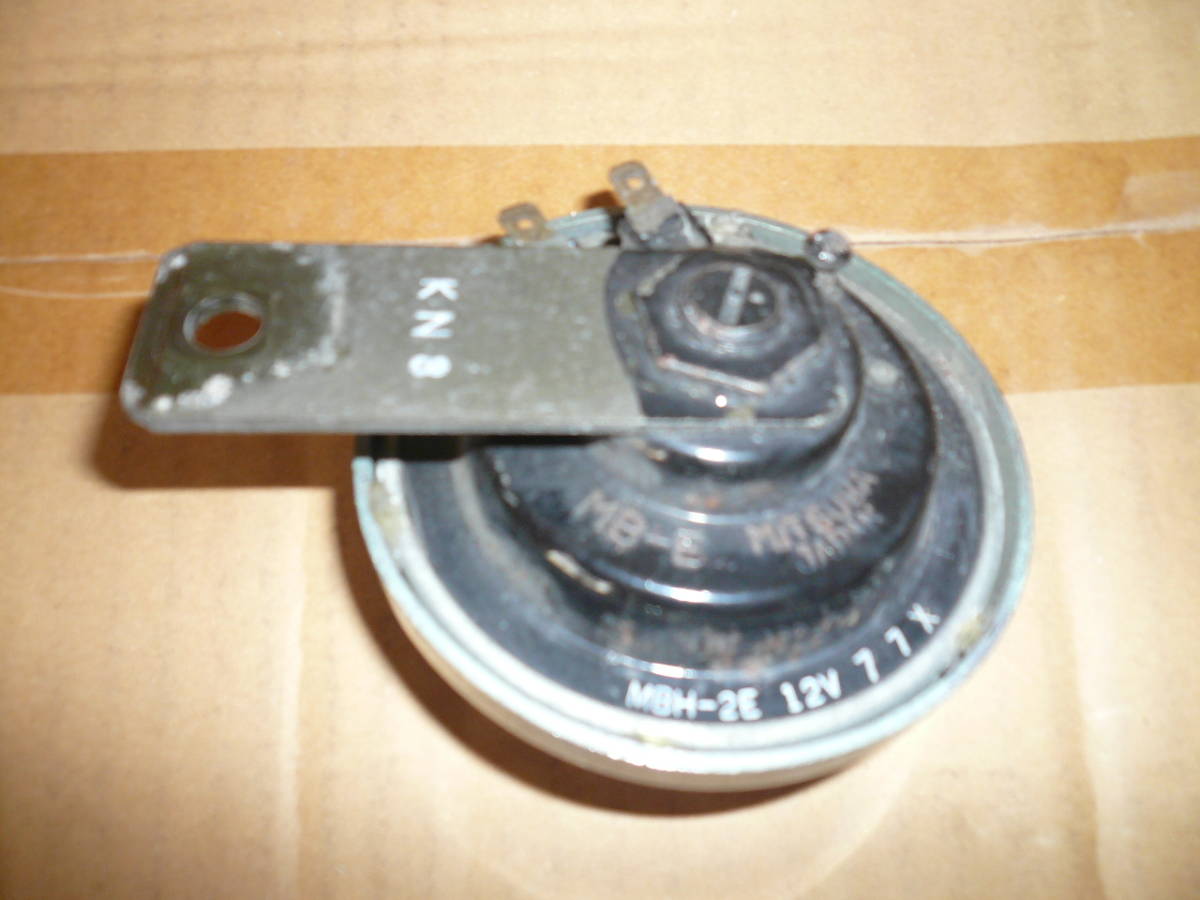 ミツバ 12V ホーン メッキカバー付き 当時物希少素人長期保管品拍卖