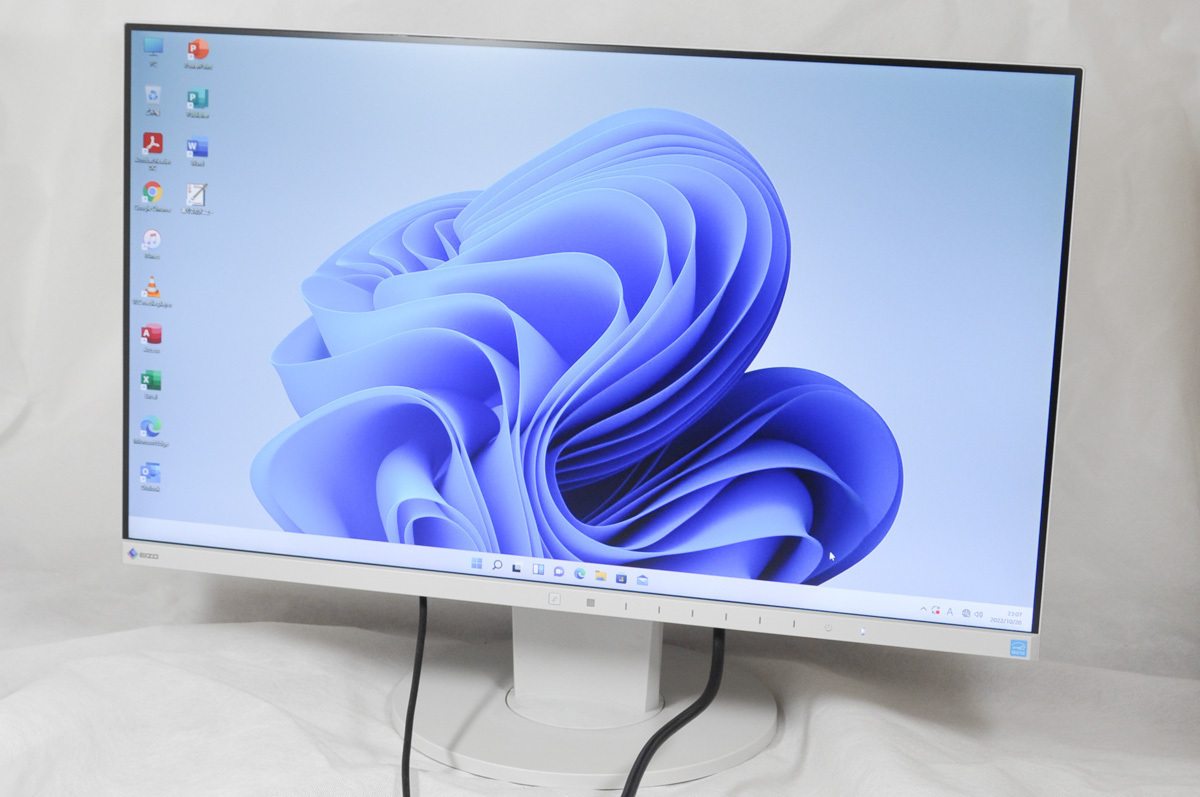 おしゃれホワイト EIZO FlexScan EV2450 23.8型 IPS フルHD 目に優しい フレームレス 縦画面 DisplayPort/DVI/D-sub/HDMI/USB3.0ハブ拍卖