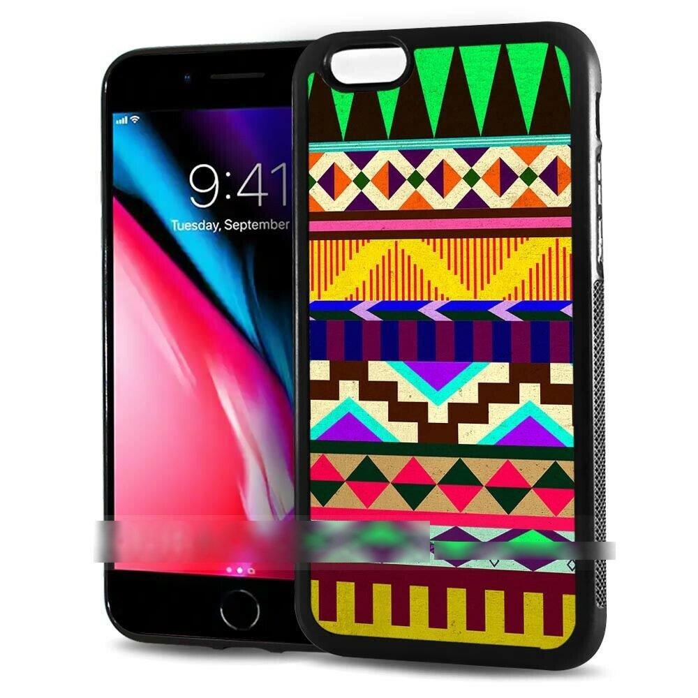iPhone 15 iPhone 15 Pro アズテック柄 チェック スマホケース アートケース スマートフォン カバー拍卖