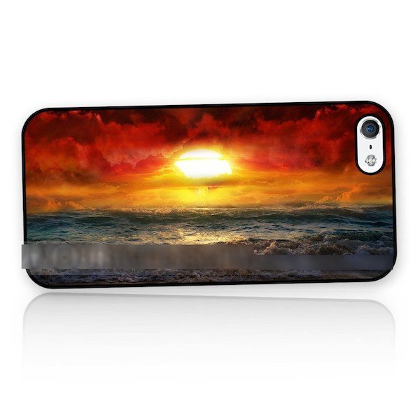 iPhone 15 iPhone 15 Pro 太陽 海 空 自然 スマホケース アートケース スマートフォン カバー拍卖