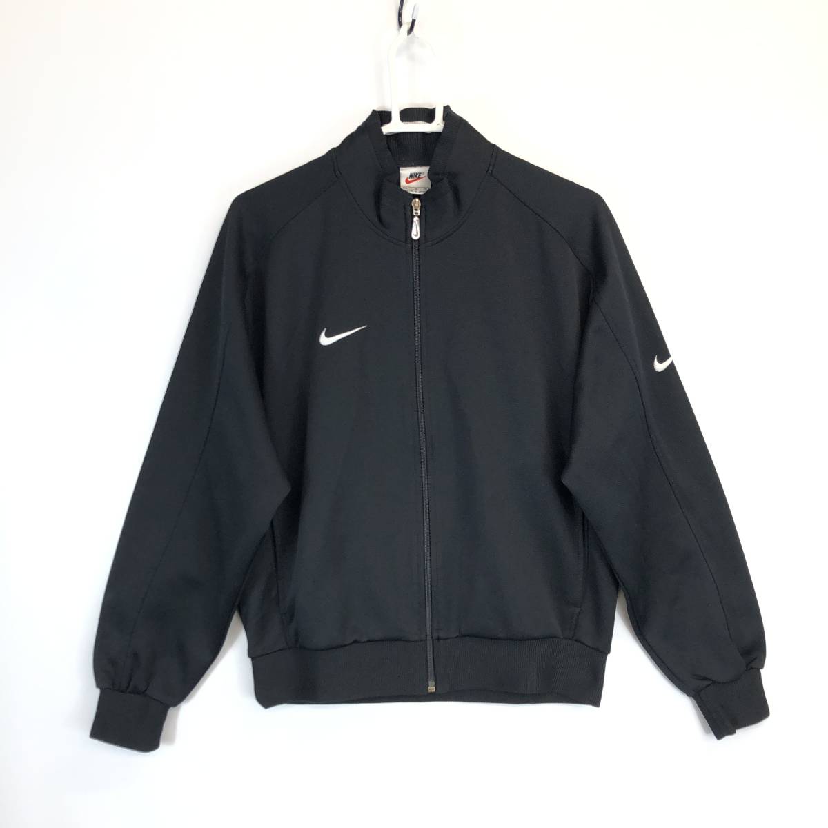 90s 銀タグ 日本製 NIKE ナイキ トラックジャケット ジャージ ブラック Lサイズ拍卖