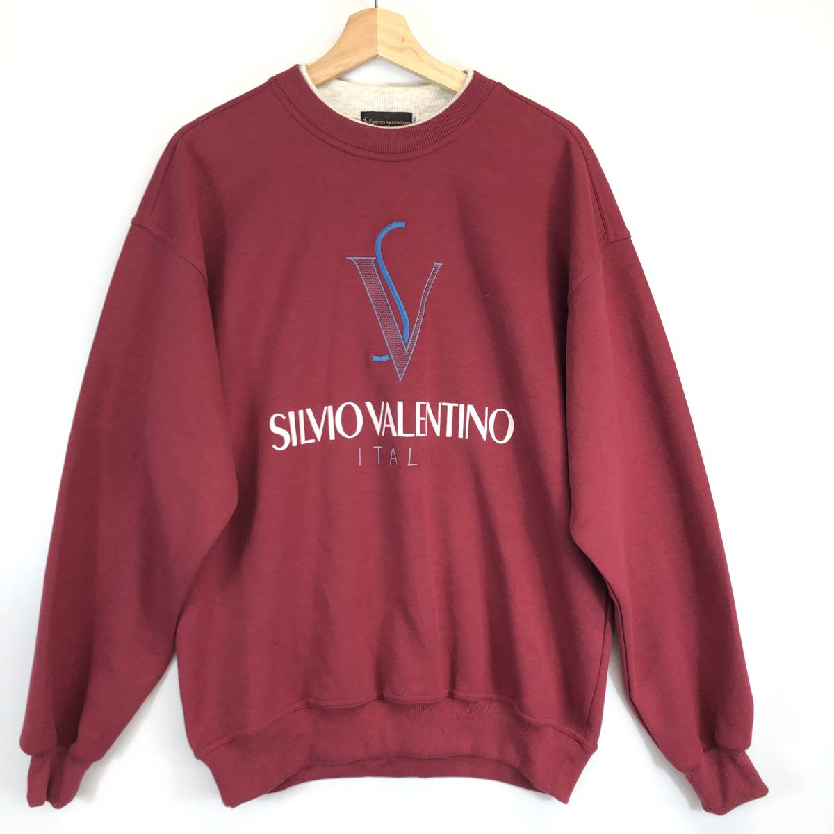 SILVIO VALENTINO シルビオバレンチノ スウェットシャツ マルーン LLサイズ SV80506拍卖