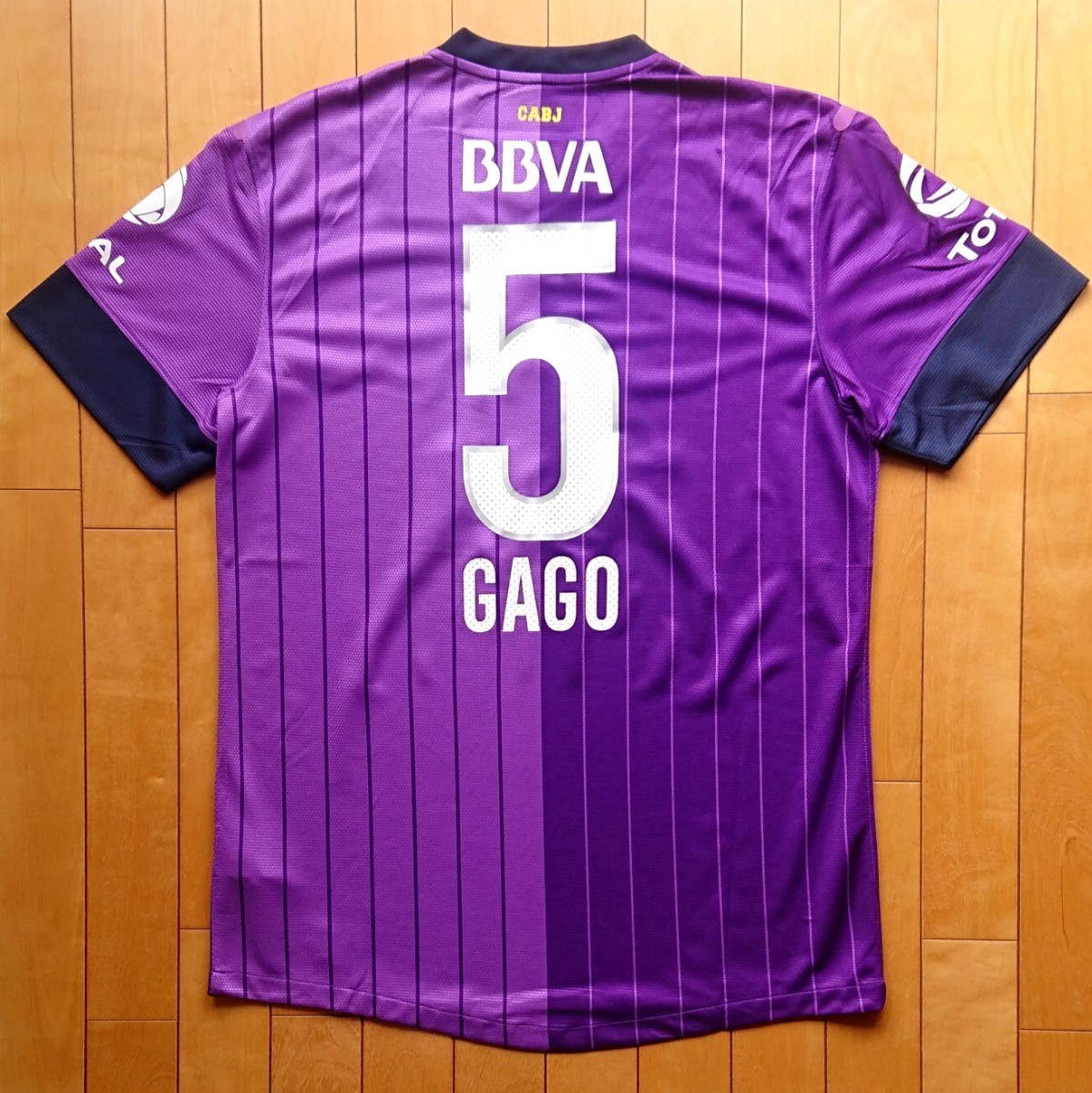 【新品、タグつき】NIKE ナイキ アルゼンチンリーグ ボカ・ジュニアーズ 2012-13 3rd 半袖ユニフォーム L #5 GAGO(フェルナンド・ガゴ)拍卖