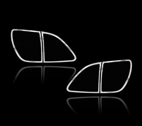 レクサス用 RX300 XU10 初代 1998-2003用 クロームメッキ テールランプリム リアランプリム テールライト トリム ベゼルカバー拍卖