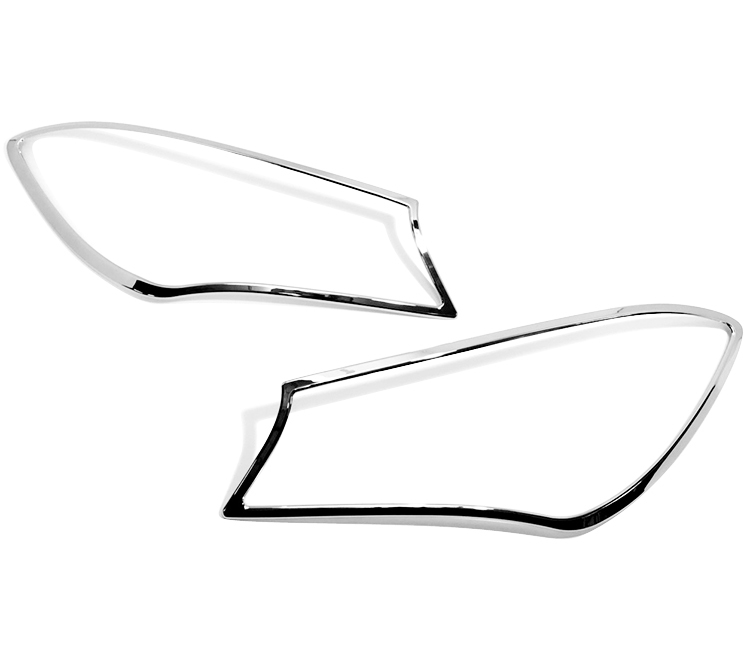 メルセデスベンツ用 CLAクラス C117用 2013-2019 クロームメッキ フロントランプリム ヘッドライト トリム ヘッドランプリム ベゼルカバー拍卖