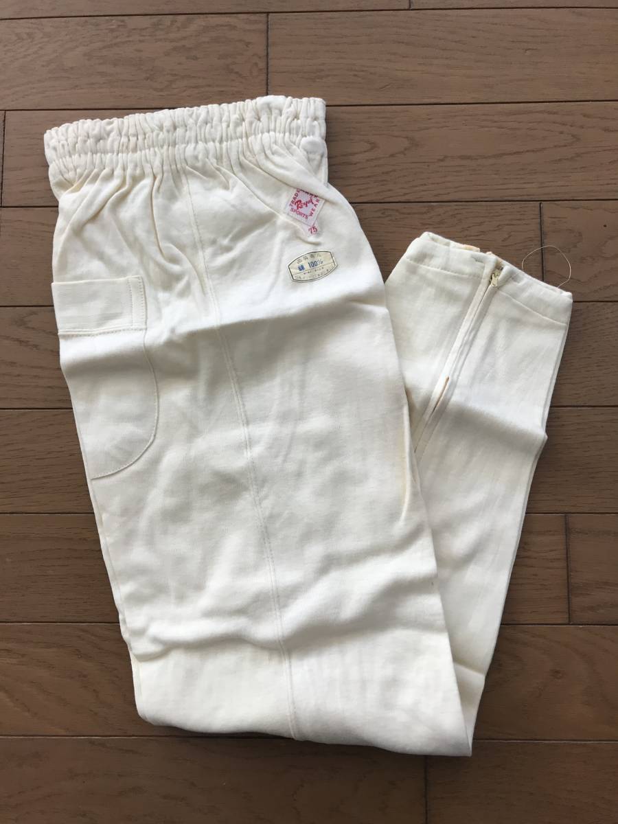 当時物 未使用 デッドストック SPORTS WEAR ロングパンツ スウェット サイズ:75㎝ 股下:約56㎝  HF241拍卖