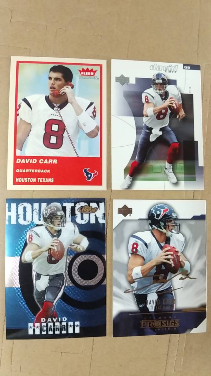 NFLカード DAVID CARR 11種 QB テキサンズ HTT拍卖