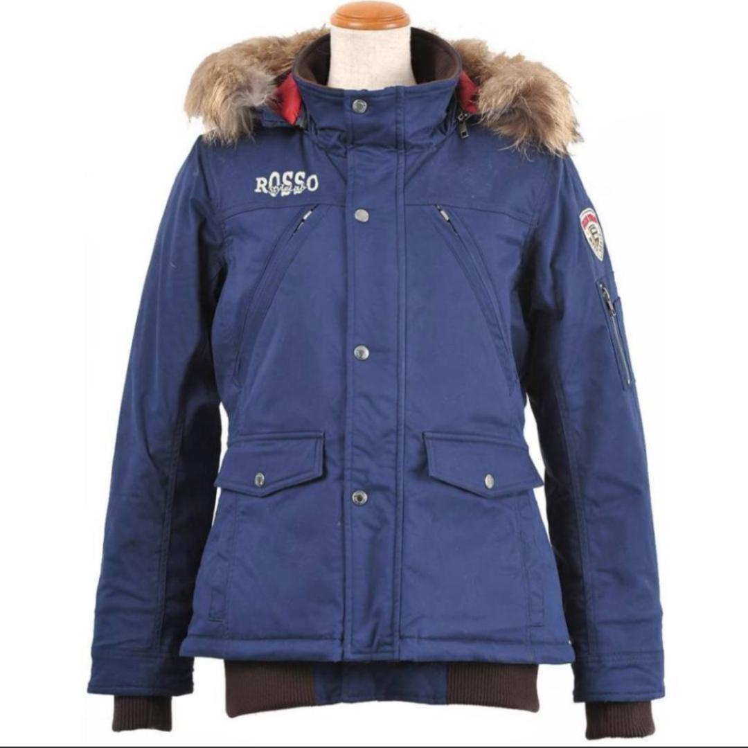 【58%引】(3763)ロッソ ROJ-955 ネイビー(S)ミリタリーウィンタージャケット拍卖
