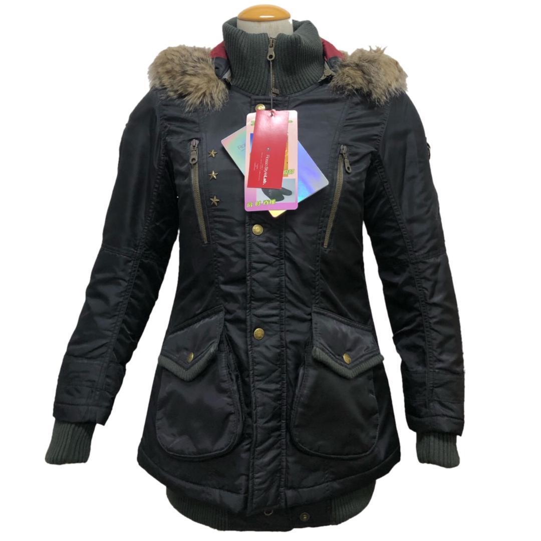 【45%引】(7106)ロッソ ROJ-926 ブラック(S)ミリタリー ナイロンジャケット拍卖