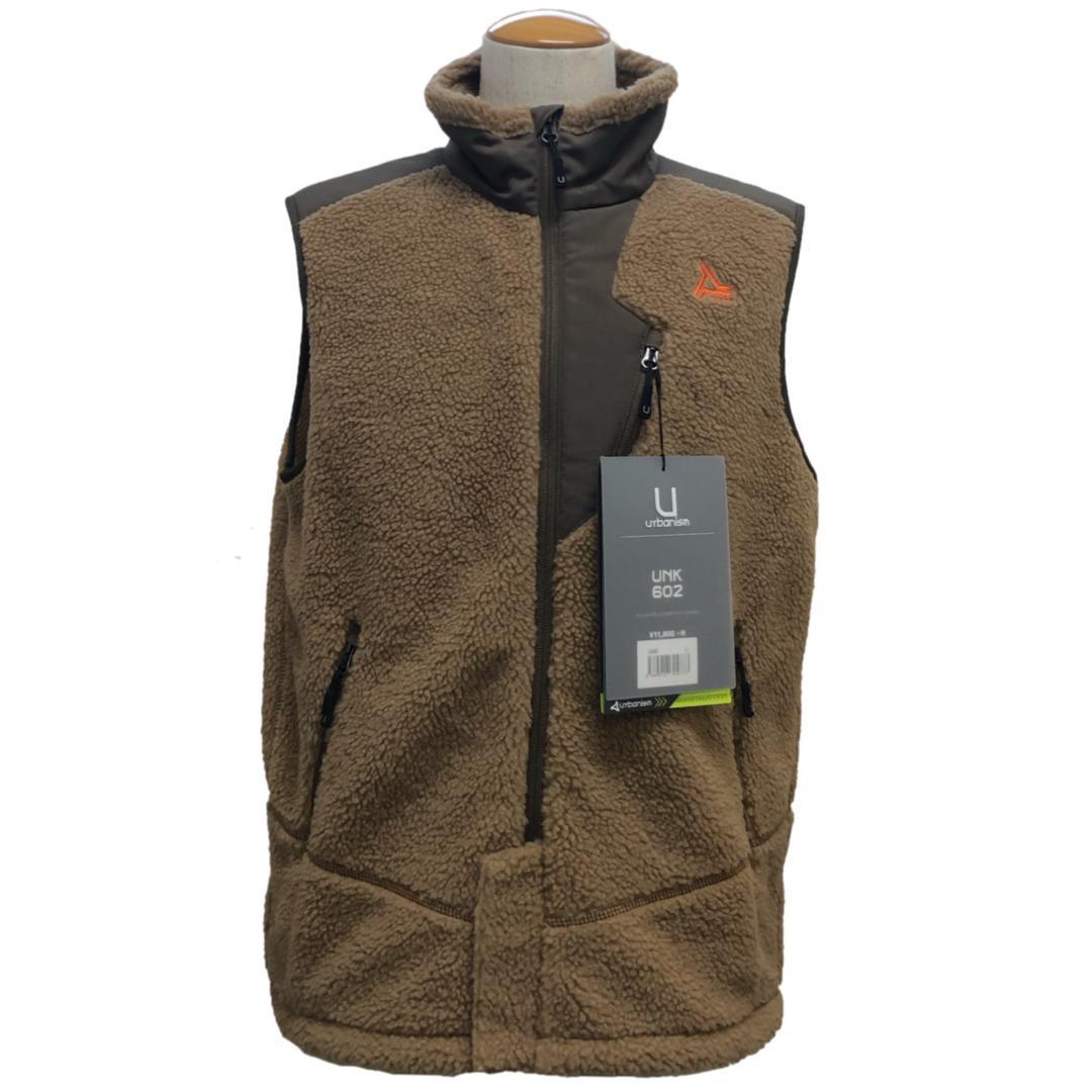 【48%引き】(4773)アーバニズム UNK-602 サンド(LL)ボアフリースベスト拍卖