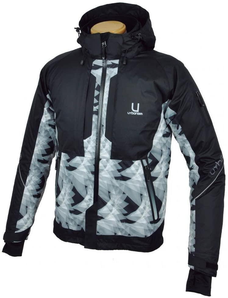 【40%引】(9655)アーバニズム UNJ-044 ブラック/ジオ(L)ウィンタージャケット拍卖