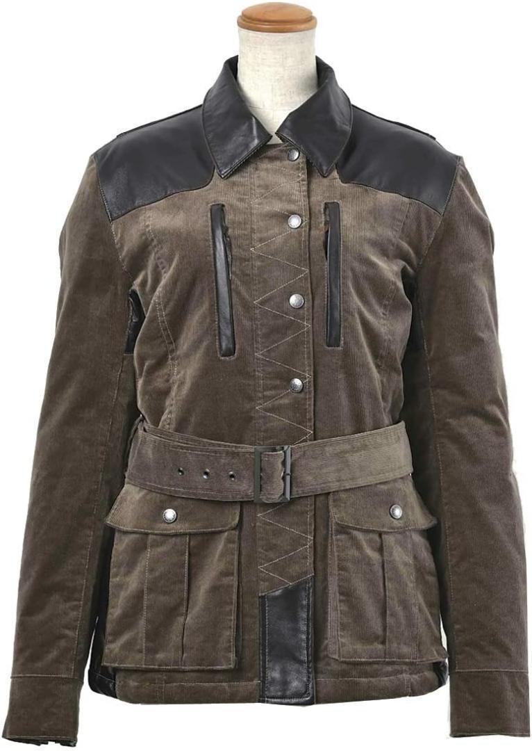 【34%引】(5335)ロッソ ROJ-979 モカグレー(M)レザーコーデュロイジャケット拍卖