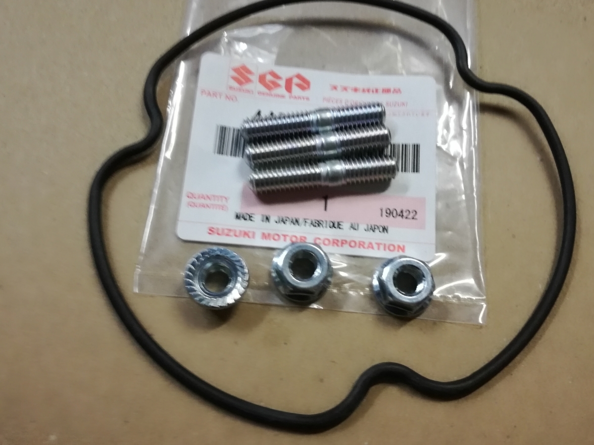 ペイペイ GSX250E GSX400E ザリゴキ GSX400F GSX400FS インパルス オイル フィルター エレメント カバー スタッドボルト 純正 オーリング拍卖