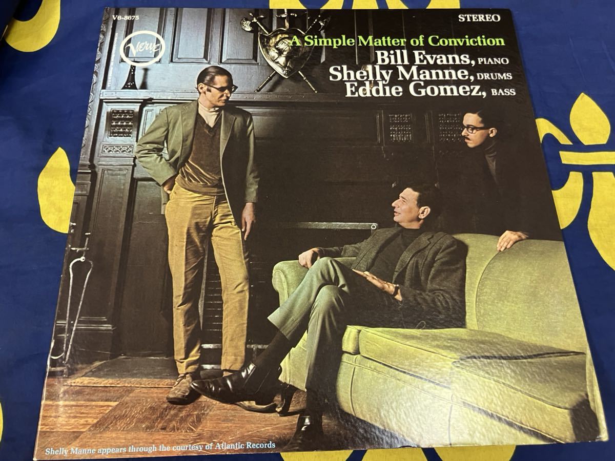Bill Evans Trio★中古LP/US黒T深溝あり盤「ビル・エヴァンス~A Simple Matter Of Conviction」Van Gelder刻印拍卖