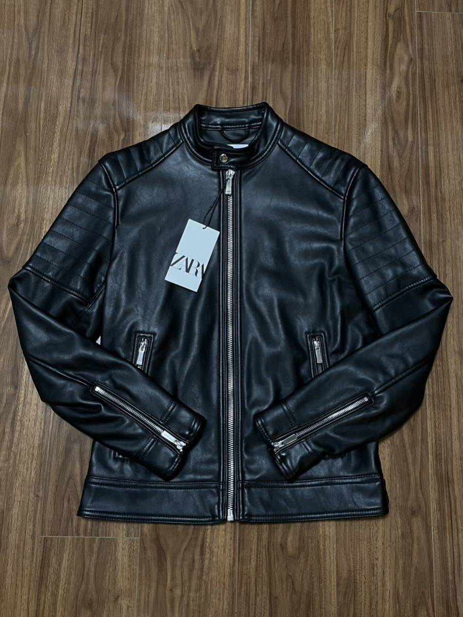 ★新品未使用★ZARA★ザラ★ライダースジャケット★S★ブラック拍卖