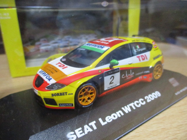 セアトスポーツ特注 1/43 「 セアト レオン WTCC 2009 」 #2 ・送料500円 クリアケース未開封品拍卖