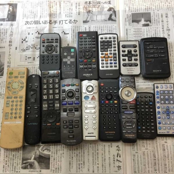 RC93 動作未確認 15個セット カロッツェリア carrozzeria カーナビオーディオ リモコン ケンウッド パナソニック等拍卖