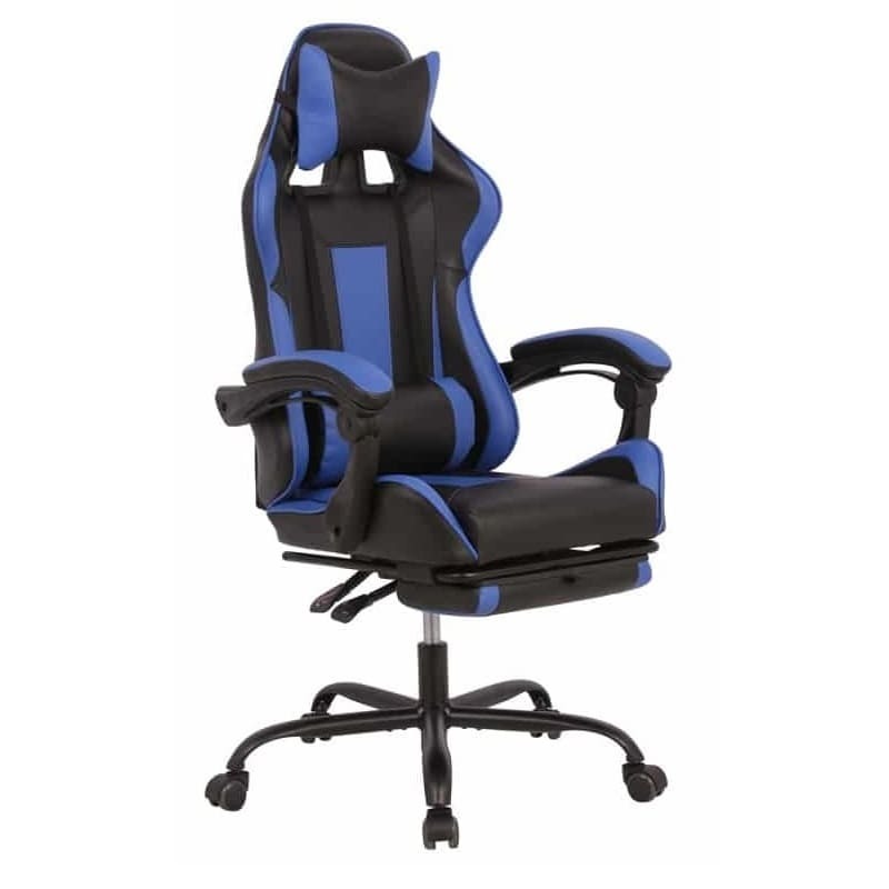 フルフラットバケットレーシングチェア H-013-BL ブルー拍卖