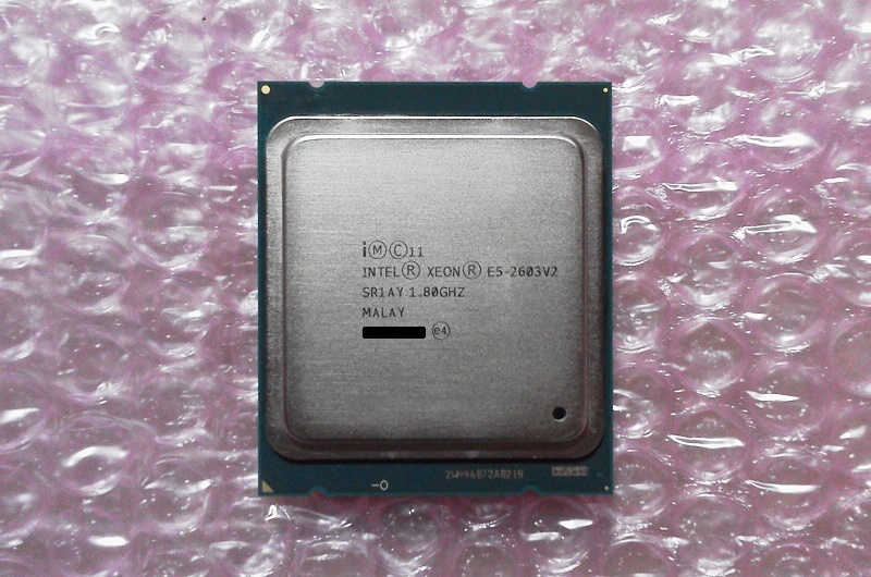 Intel Xeon Processor E5-2603V2 Quad-Core 1.80GHz Ivy Bridge EP LGA2011 SR1AY 4コア CPU MALAY 【1】拍卖