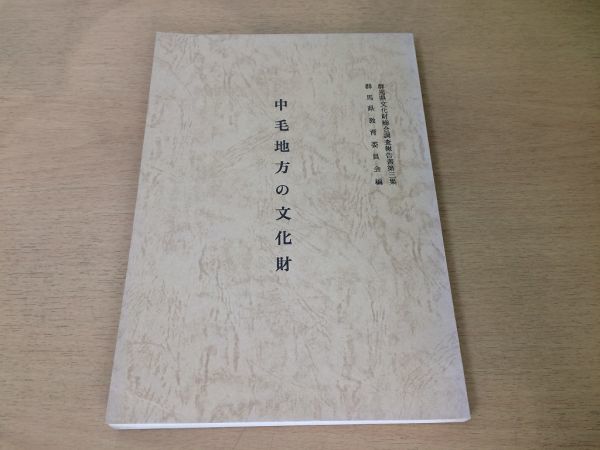●K02D●中毛地方の文化財●群馬県文化財総合調査報告書第3集●建造物彫刻石造美術品古文書植物地質前橋市伊勢崎市伊香保町子持村●即決拍卖