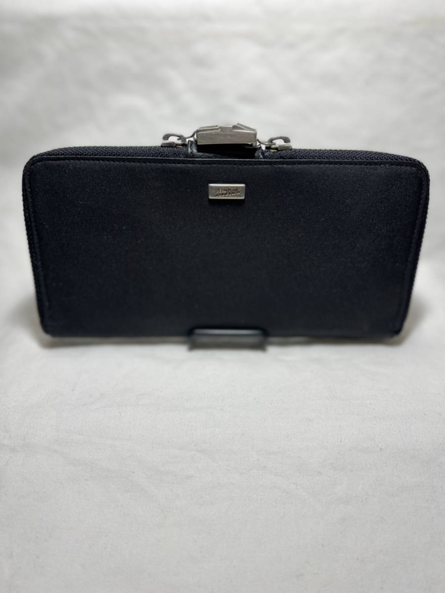2◆◆廃盤★ジャンポール ゴルチェ ★☆Jean Paul Gaultier ★長財布☆稀少レア品☆黒☆財布◆84拍卖