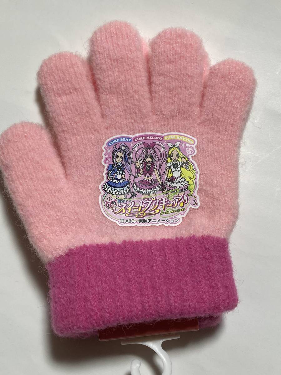 スイートプリキュア お子様手袋 ピンク アクリル ナイロン拍卖