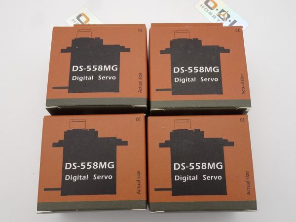 OBLHOBBY/標準サーボ Corona Corona DS558MG DS-558MG 10KG Standard Servo RC用デジタルサーボ /FUTABA3003/996R同 /4セット拍卖
