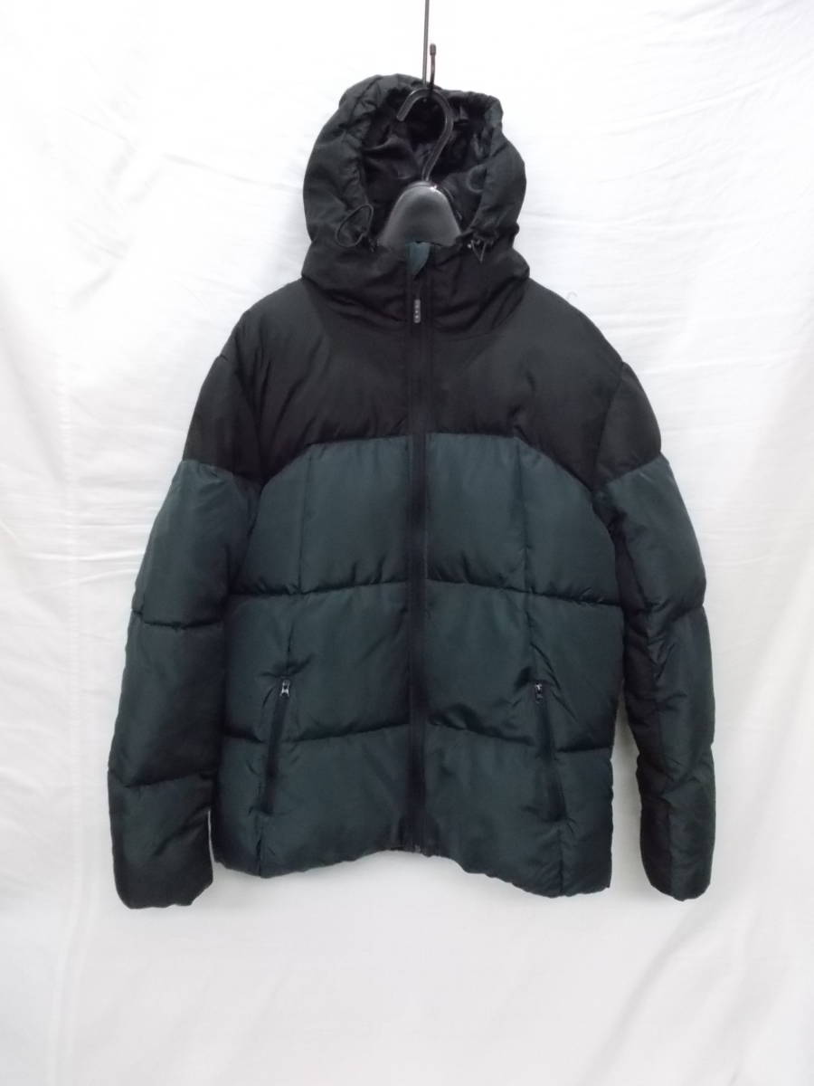 ★163/イチロクサン★フーテッド中わたジャケット/M/ツートンカラー拍卖