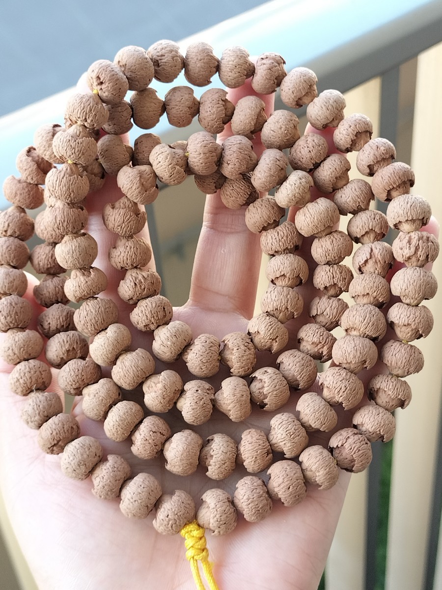 天然蓮華菩提 ルドラクシャ 文玩 数珠 念珠 仏具  ネックレス拍卖