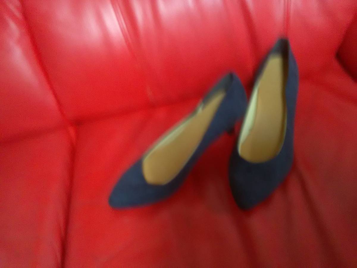 濃紺23.5cm.ビジネス兼用 スゥエード風、japan.ソフト拍卖