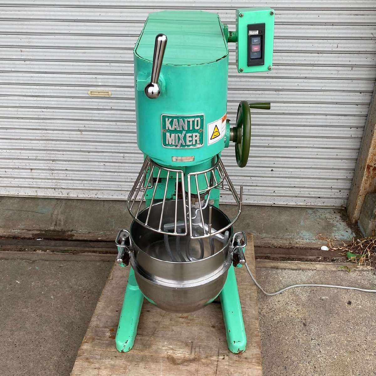 =OG= カントーミキサー HM型20 1996年製 動作確認済み 業務用 W450×D700×H1120(mm) ミキシング ミキサー 業務用ミキサー =B-231107拍卖