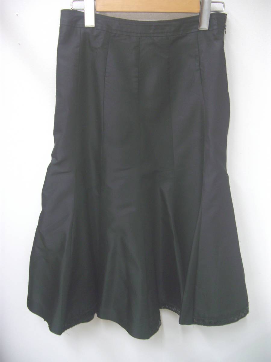 SUMINO(スミノ)絹100%/マーメイド/12枚ハギ/スパンコール/ダンス/スカート☆サイズ38拍卖