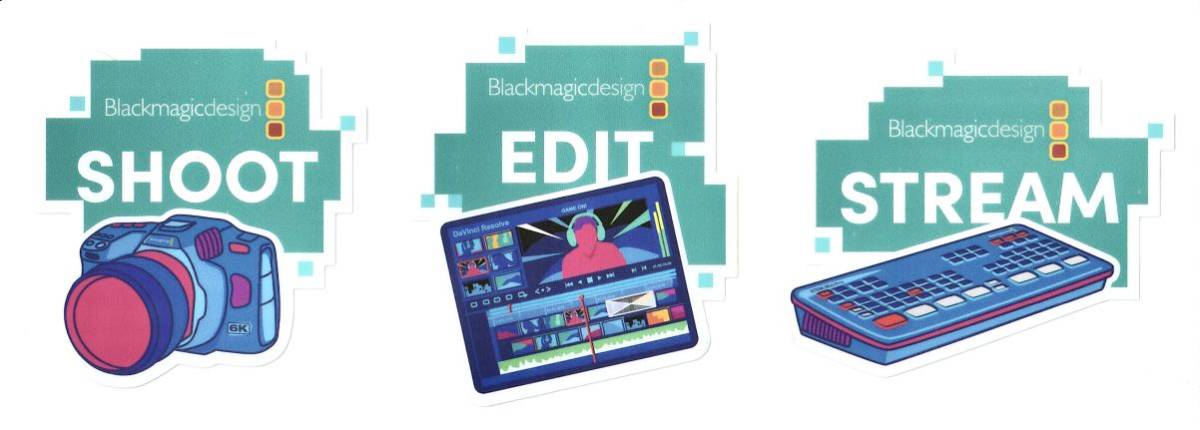 ★東京ゲームショウ2023 TGS Blackmagicdesign ブラックマジックデザイン【ステッカー】★非売品拍卖