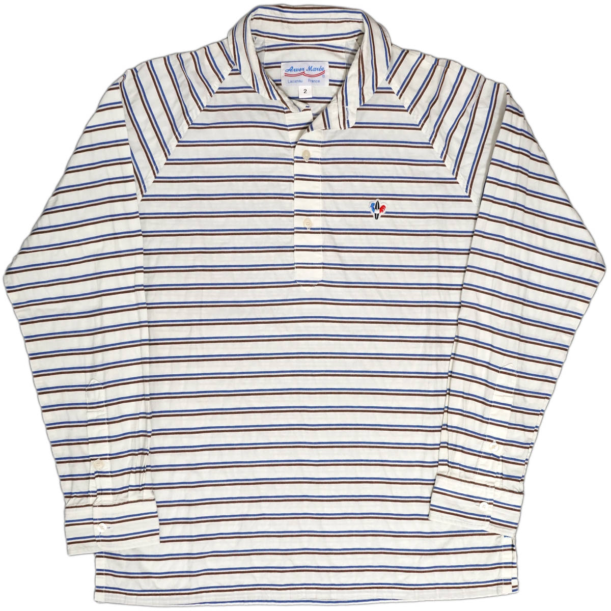 ARVOR MAREE セイラー L/S プルオーバー シャツ 2 アルボー マレー フランス拍卖