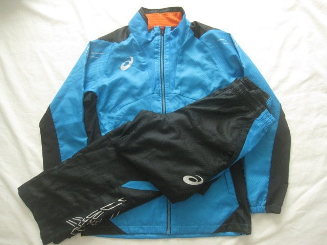 ASICSアシックス ウインドブレーカー上下セットアップXS/バックウオーム ブレーカージャケット&パンツ 上下セット (XAW531 XAW631)拍卖