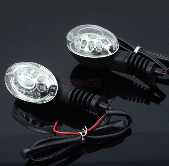 【送料無料】LED フロント リア ウインカー カワサキ バルカンS 650 ニンジャ250R KLX 250 250SF オートバイ ターンシグナルライト拍卖
