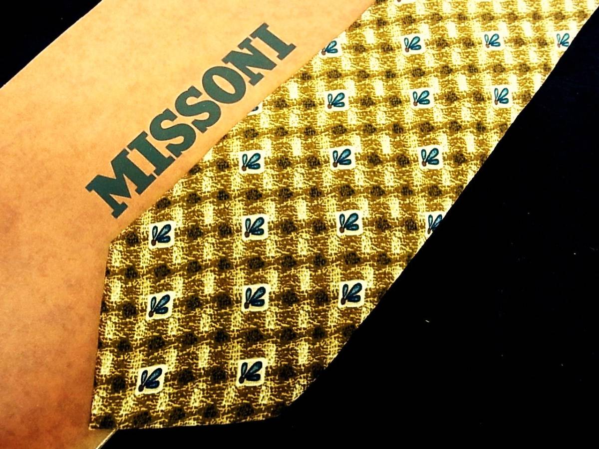 未使用に近い★№1563★ブランド名「ミッソーニ【色の魔術師☆MISSONI】」【美品限定出品★ネクタイ】拍卖