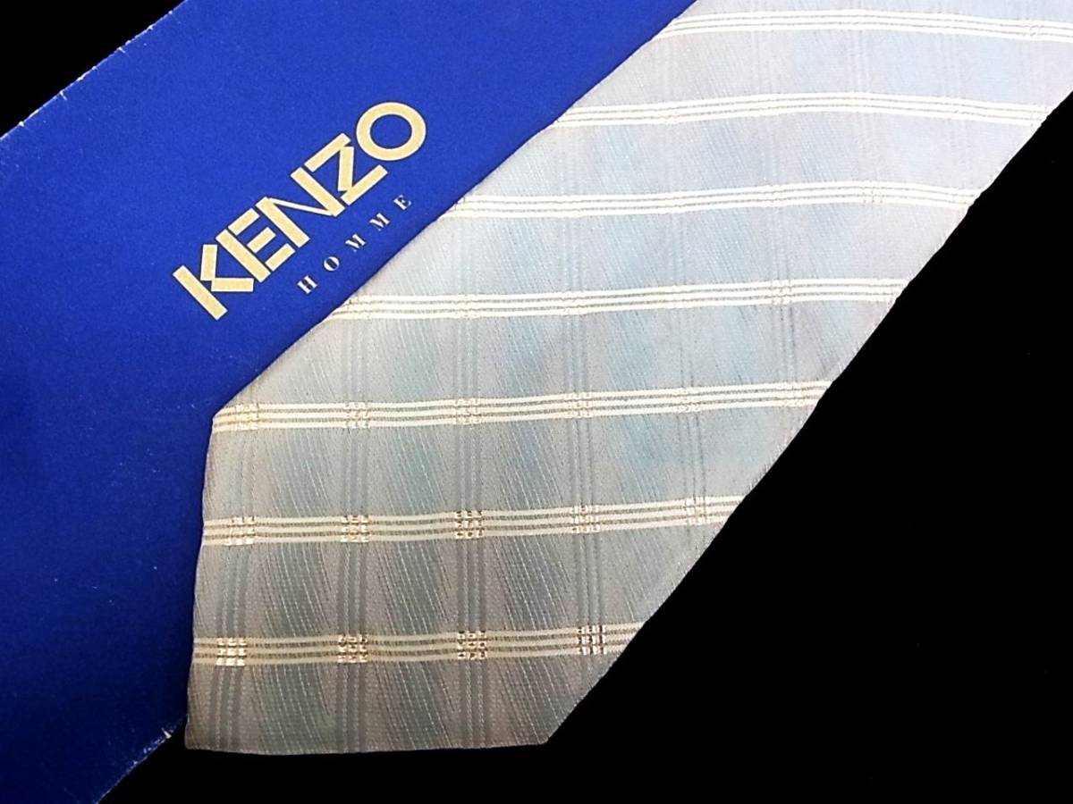 未使用に近い★№1568★ブランド名「ケンゾー【KENZO】」【美品限定出品★ネクタイ】拍卖