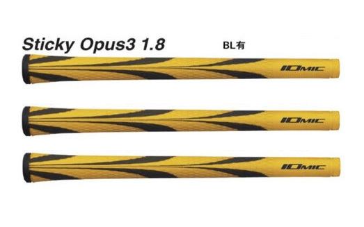 イオミック正規品限定カラー Sticky Opus3 1.8 YE/BK 3本セット・バックラインあり拍卖