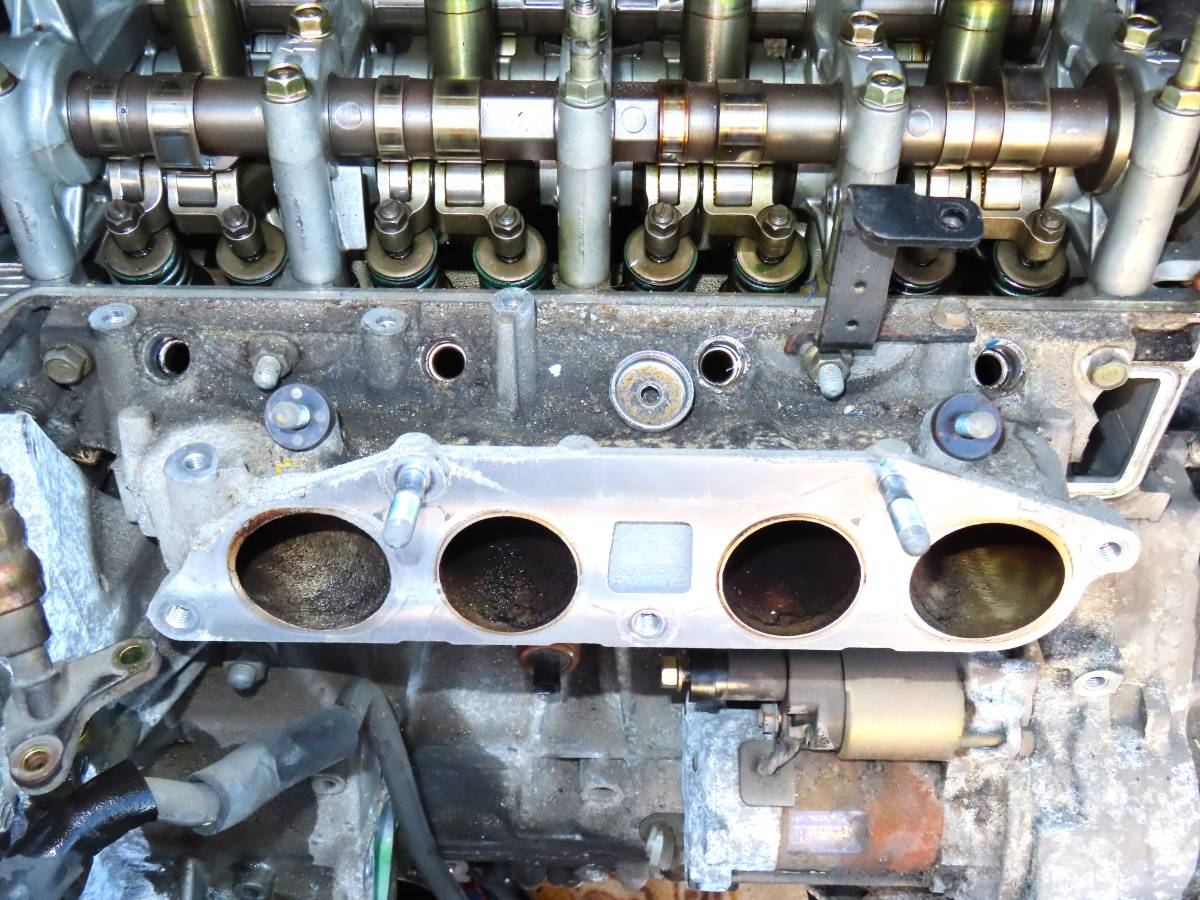 H13 LA-RF3 RF4 ステップワゴン K20A 2WD AT 純正 インマニ インジェクターホルダー / 約120000km拍卖