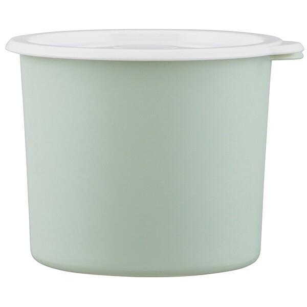 ワンタッチ 密閉 保存容器 シール容器 M 日本製 800ml くすみグリーン スケーター シンプル拍卖