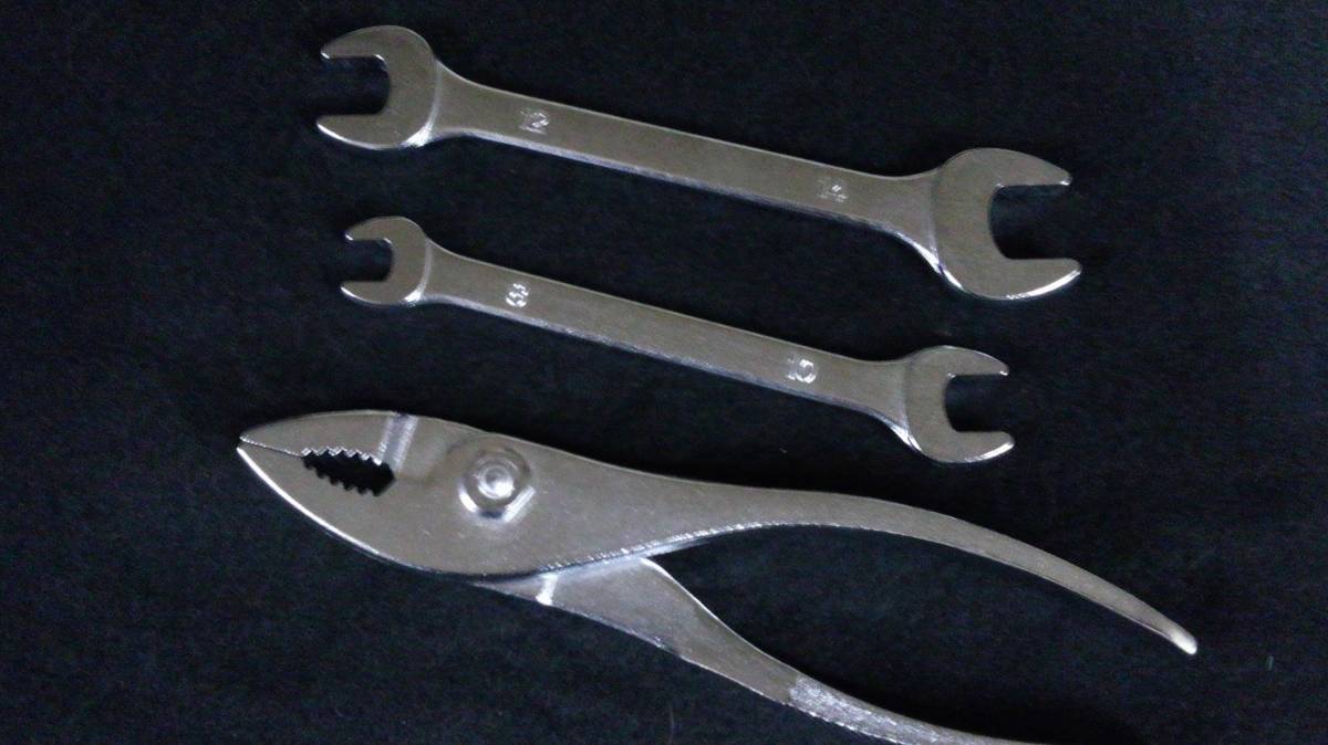 <<51120>> 薄スパナ 8-10 12-14 おまけ付き<コンビプライヤー> 未使用拍卖